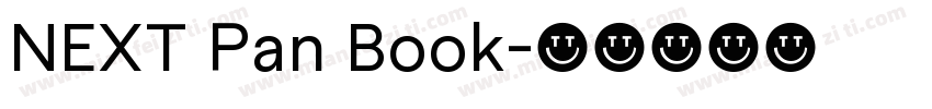 NEXT Pan Book字体转换